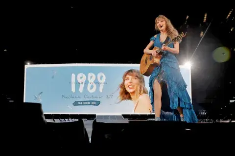 Taylor Swift durante su gira The Eras Tour.