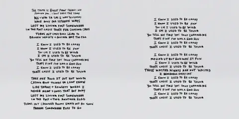 Miley Cyrus compartió la letra de la esperadísima canción "Used to Be Young".