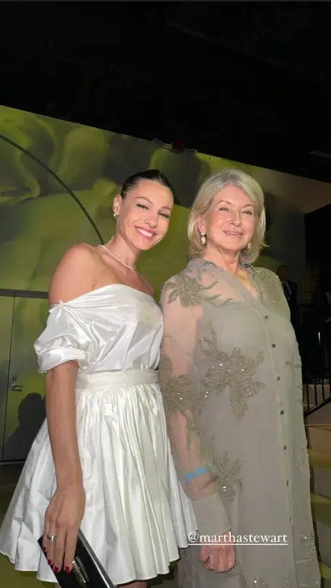 Pampita con Martha Stewart en Nueva York. Pampita con Martha Stewart en Nueva York.