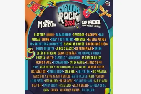 Con artistas internacionales y nacionales, ya está confirmada la grilla para la nueva edición del Cosquín Rock y dónde conseguir las entradas. Con artistas internacionales y nacionales, ya está confirmada la grilla para la nueva edición del Cosquín Rock y dónde conseguir las entradas.