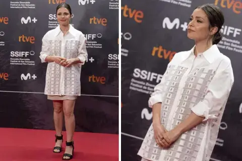 El look Dolores Fonzi que sorprendió Festival de San Sebastián El look Dolores Fonzi que sorprendió Festival de San Sebastián