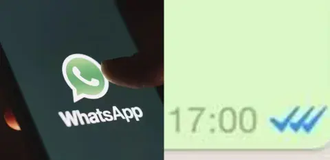 WhatsApp sumaría tres tildes azules. 