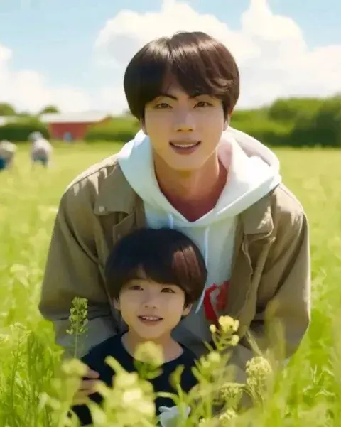 Kim Seok-Jin, conocido por su nombre artístico Jin. Kim Seok-Jin, conocido por su nombre artístico Jin.