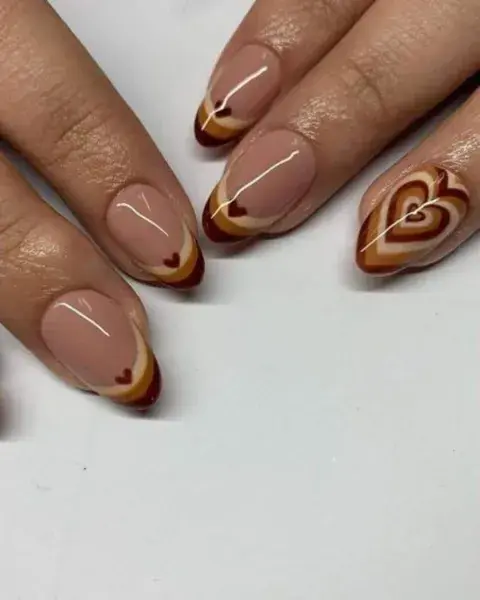Con tres tonos diferentes, la idea es imitar los típicos corazones que los baristas hacen en el café. Con tres tonos diferentes, la idea es imitar los típicos corazones que los baristas hacen en el café.