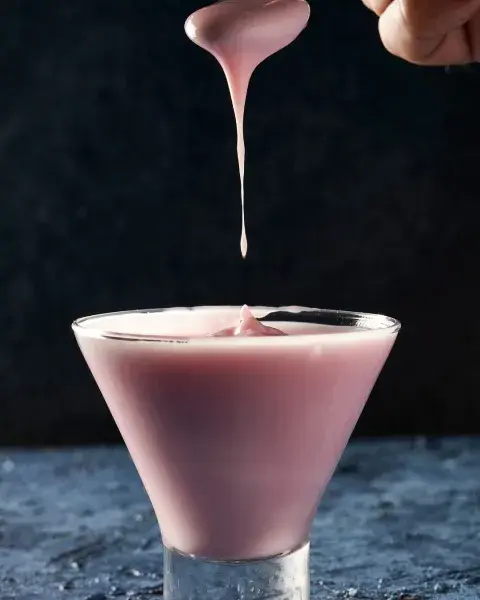 Batido refrescante de frutilla. Batido refrescante de frutilla.
