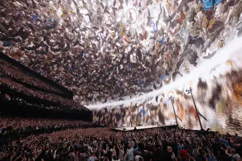 El espectacular show de U2 en Sphere. El espectacular show de U2 en Sphere.