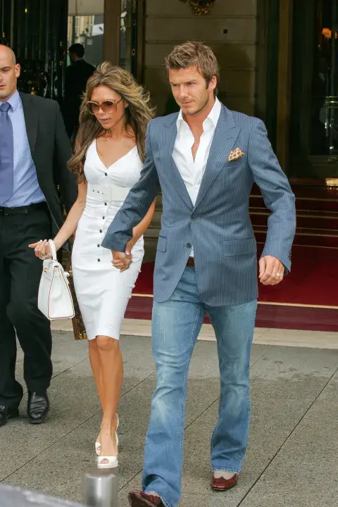 David y Victoria Beckham. David y Victoria Beckham.