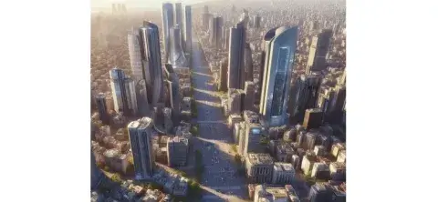 Así se vería la ciudad de Buenos Aires dentro de 100 años, según la inteligencia artificial. Así se vería la ciudad de Buenos Aires dentro de 100 años, según la inteligencia artificial.