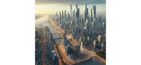 Así se vería la ciudad de Buenos Aires dentro de 100 años, según la inteligencia artificial. Así se vería la ciudad de Buenos Aires dentro de 100 años, según la inteligencia artificial.