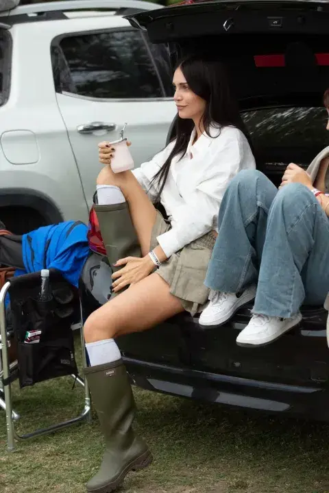 Zaira Nara: el look trendy para el Abierto de Polo. Zaira Nara: el look trendy para el Abierto de Polo.