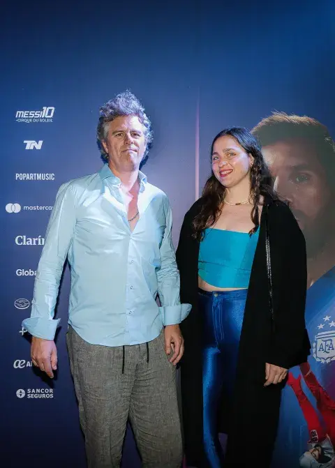 Mike Amigorena y Sofía Vitola. Mike Amigorena y Sofía Vitola.