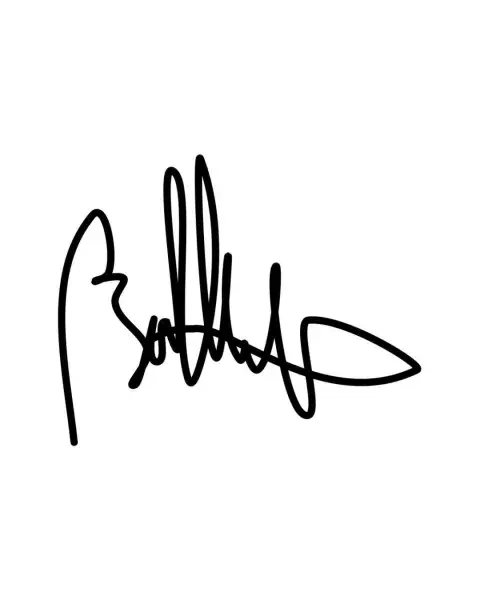 La firma de Patricia Bullrich. La firma de Patricia Bullrich.