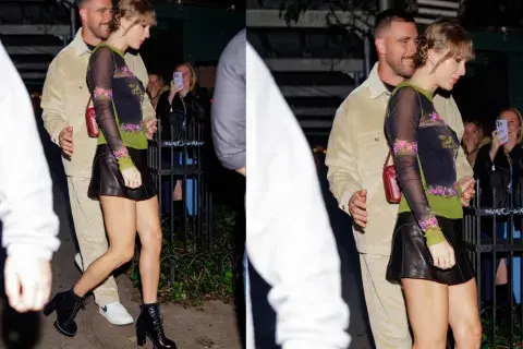 La cantante, Taylor Swift, dio un paseo por las calles de New York con su nueva pareja, Travis Kelce y se llevó todas las miradas con su estilismo. La cantante, Taylor Swift, dio un paseo por las calles de New York con su nueva pareja, Travis Kelce y se llevó todas las miradas con su estilismo.
