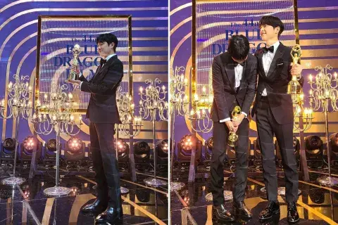 Hong Sa Bin durante la ceremonia. Hong Sa Bin durante la ceremonia.