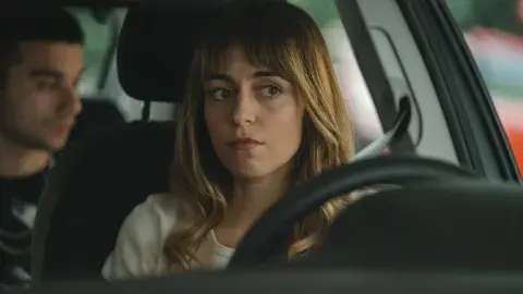 Lucía Caraballo en No me gusta conducir. Lucía Caraballo en No me gusta conducir.