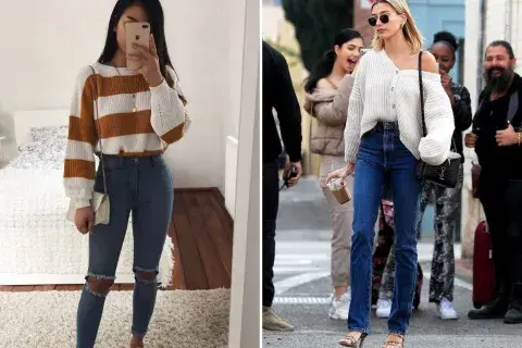 Vas a ver mucho skinny jeans con sweaters grandes, 100% adentro del jean o solo la parte de adelante. Vas a ver mucho skinny jeans con sweaters grandes, 100% adentro del jean o solo la parte de adelante.