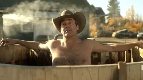 Jon Hamm en Fargo 5. Jon Hamm en Fargo 5.