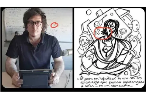 “Milei es el hombre gris” y se animó a tejer todas las coincidencias. 