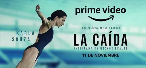 El afiche oficial de La Caída. El afiche oficial de La Caída.