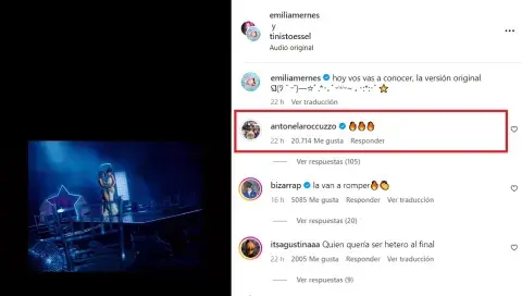 La reacción de Antonela Roccuzzo ante la nueva colaboración entre Emilia y Tini.