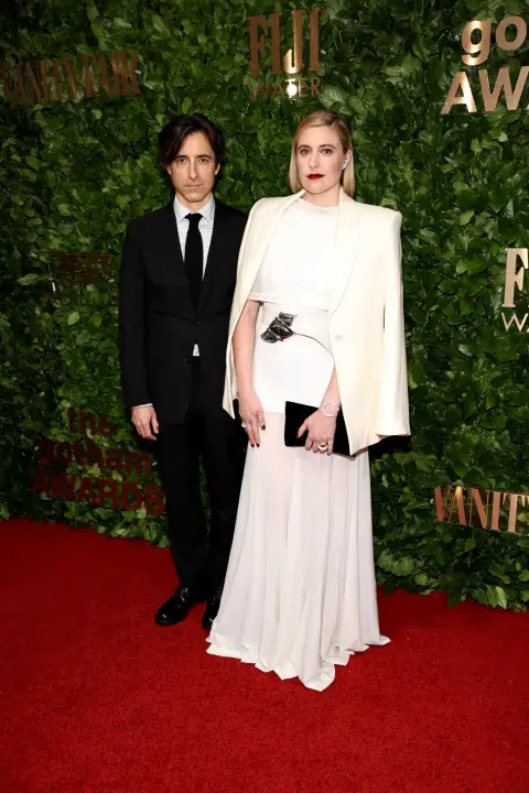 Noah Baumbach y Greta Gerwig en la alfombra roja de los Gotham Awards 2023.