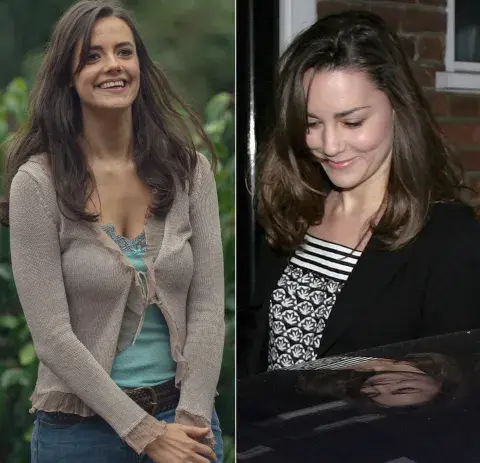 Meg Bellamy es la joven Kate Middleton en The Crown. Meg Bellamy es la joven Kate Middleton en The Crown.