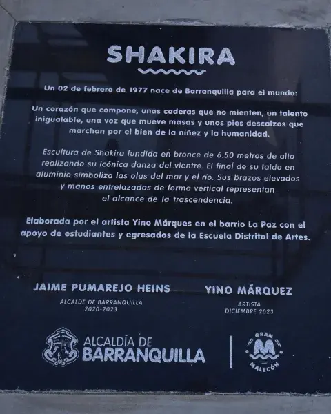 El insólito error en la estatua de Shakira que no pasó desapercibido por sus fans. El insólito error en la estatua de Shakira que no pasó desapercibido por sus fans.