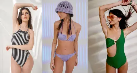 Trajes de baño personalizados con diseño (enteriza, $34.000 / bikini, $29.000 / enteriza, $34.000). Trajes de baño personalizados con diseño (enteriza, $34.000 / bikini, $29.000 / enteriza, $34.000).