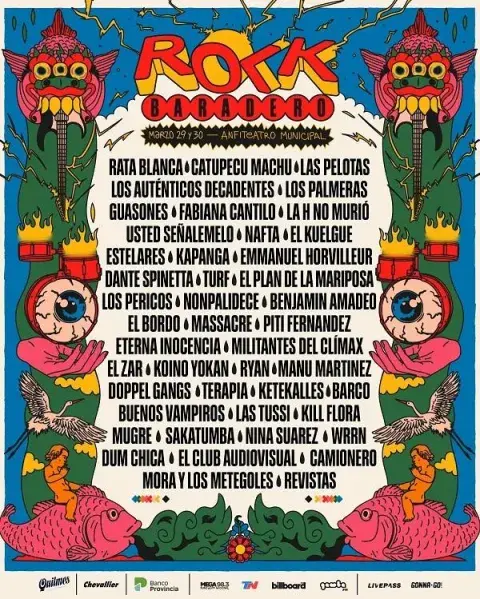 Rock en Baradero: el line up completo. Rock en Baradero: el line up completo.