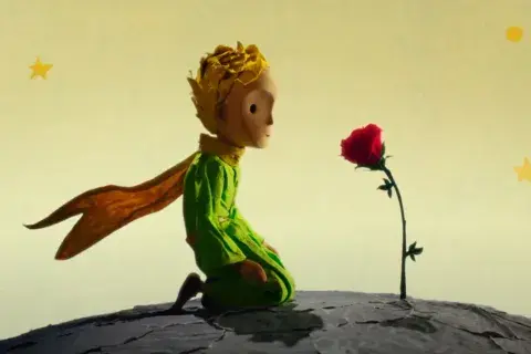 El Principito y la famosa flor. El Principito y la famosa flor.