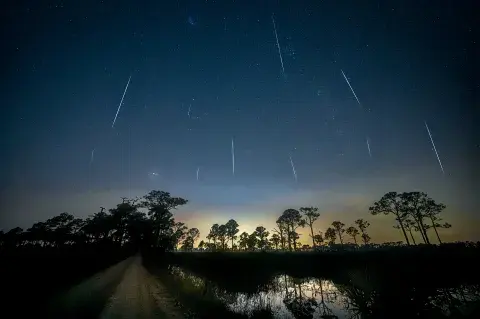 La lluvia de estrellas de enero se podrá ver mejor desde el Hemisferio Norte. La lluvia de estrellas de enero se podrá ver mejor desde el Hemisferio Norte.