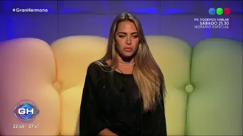 Así nominó Sabrina. Así nominó Sabrina.