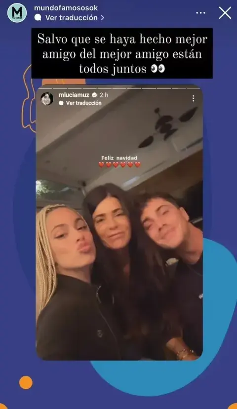 La foto que confirmaría que Tini y De Paul pasaron juntos la Navidad. La foto que confirmaría que Tini y De Paul pasaron juntos la Navidad.