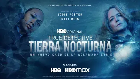 Póster de True Detective: tierra nocturna. Póster de True Detective: tierra nocturna.