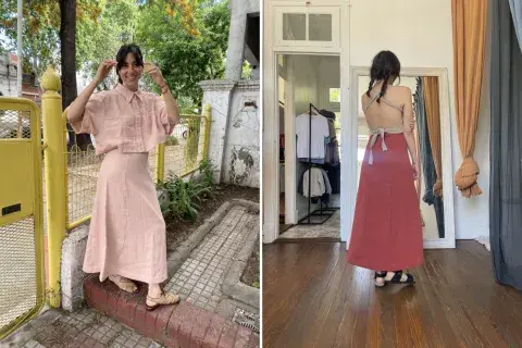 Conjunto Tienda siempre tiene polleras muy cómodas y de colores plenos. Este modelo se llama Contemporánea (Edición II) y nos encantó. Conjunto Tienda siempre tiene polleras muy cómodas y de colores plenos. Este modelo se llama Contemporánea (Edición II) y nos encantó.