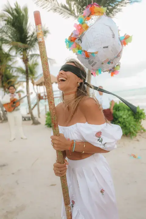 Las exclusivas imágenes del cumpleaños de Pampita en México. Las exclusivas imágenes del cumpleaños de Pampita en México.