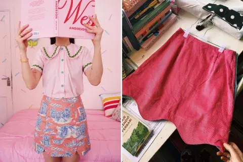 Con diseños vintage y súper originales, entrar al perfil de Reir Enloquecer es enamorarse de todo. Estos dos modelos de faldas son un fuego. Con diseños vintage y súper originales, entrar al perfil de Reir Enloquecer es enamorarse de todo. Estos dos modelos de faldas son un fuego.
