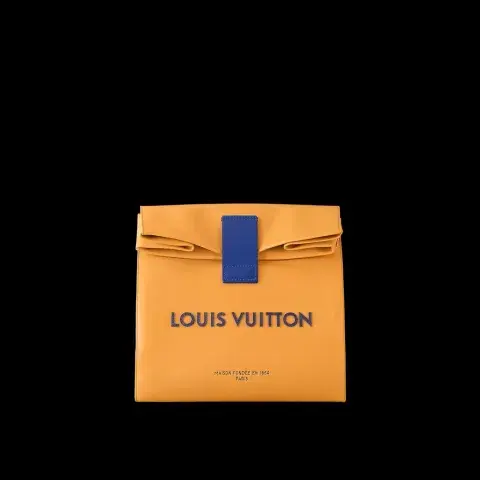 El bolso de lujo para sándwich de Louis Vuitton. El bolso de lujo para sándwich de Louis Vuitton.