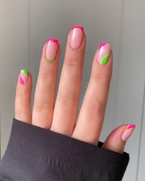 Con diseños diferentes pero en mismos tonos, el rosa, verde y blanco nunca falla.
