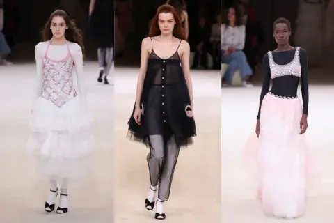 Balletcore y una colección hiper femenina en la pasarela de Chanel en Paris Balletcore y una colección hiper femenina en la pasarela de Chanel en Paris
