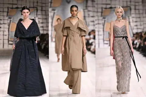 Del vestido La Cigale de muaré al más femenino bowcore en la pasarela de Alta Costura de Dior Del vestido La Cigale de muaré al más femenino bowcore en la pasarela de Alta Costura de Dior