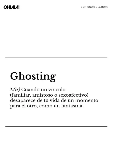 Ghosting. Ghosting.