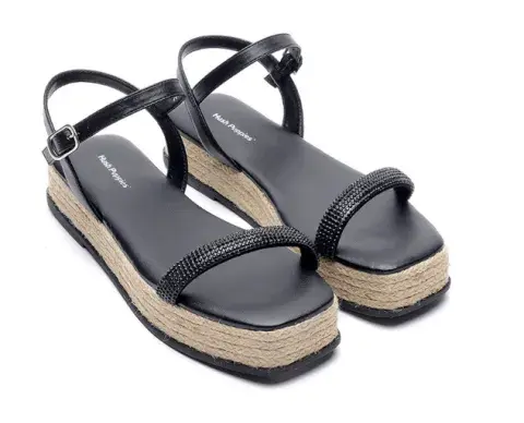 Sandalias con plataforma de yute, Hush Puppies $39.000 Sandalias con plataforma de yute, Hush Puppies $39.000