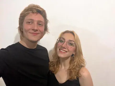 Iñaki Gutiérrez y su novia, Eugenia Rolón. Iñaki Gutiérrez y su novia, Eugenia Rolón.