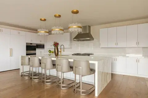 La cocina de la casa de Christina Aguilera.