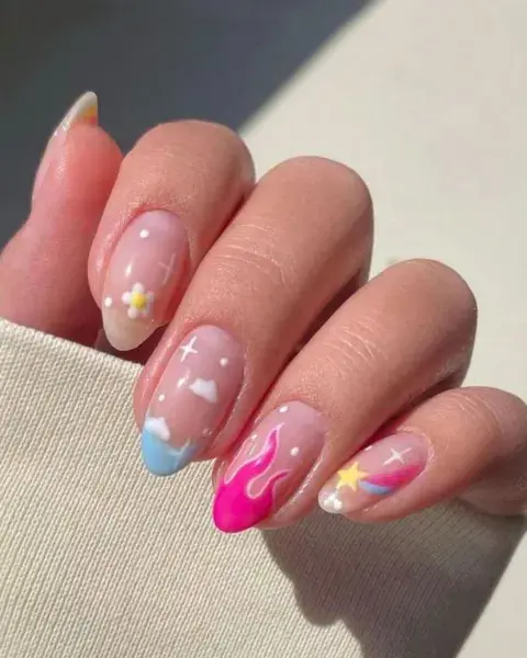 Con colores brillantes y en paleta unicornio, dibujitos megacute. Con colores brillantes y en paleta unicornio, dibujitos megacute.