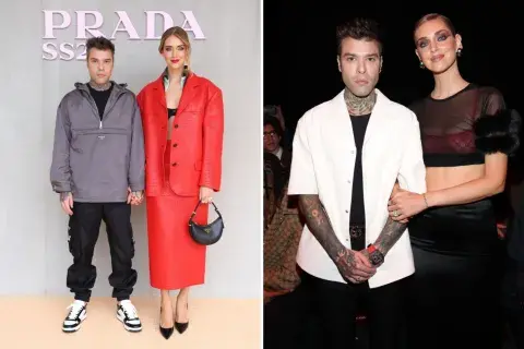 Chiara Ferragni y Fedez durante diferentes eventos de moda. Chiara Ferragni y Fedez durante diferentes eventos de moda.