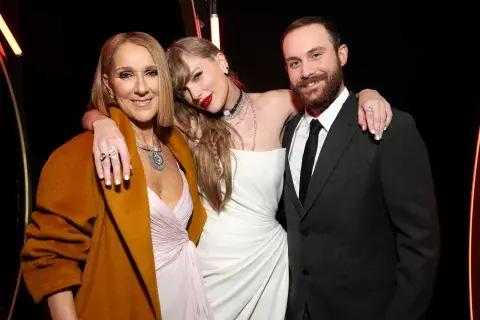 Céline Dion, Taylor Swift y su hijo en la entrega de los Grammy Céline Dion, Taylor Swift y su hijo en la entrega de los Grammy