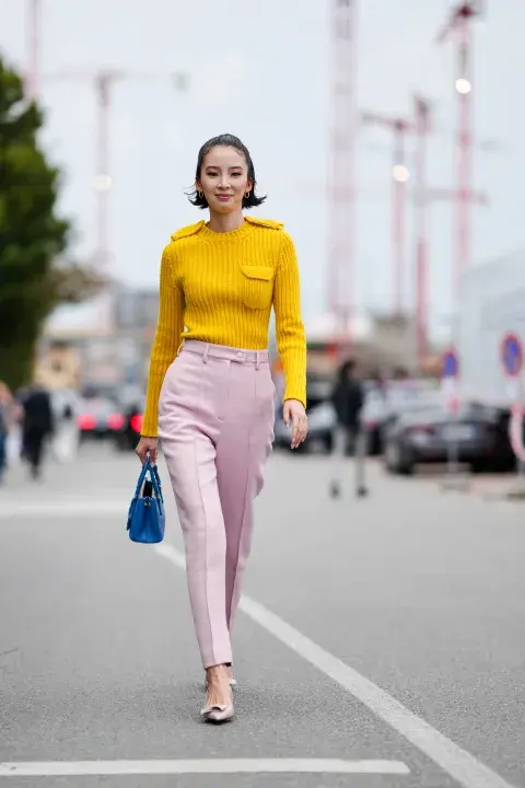 Amarillo y rosa, buen dúo.