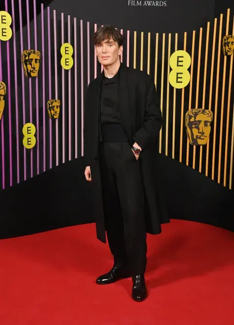 Cillian Murphy en la entrega de los Premios BAFTA 2024.